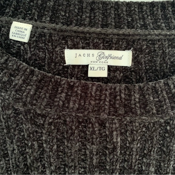 Black Chenille Sweater - Picture 4 of 4